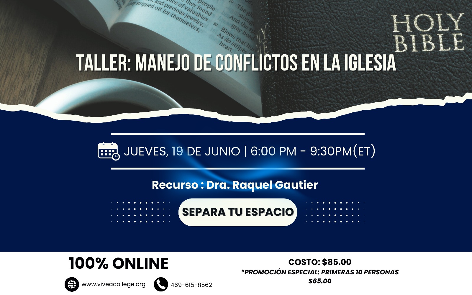 Imagen del evento Manejo de Conflictos en la Iglesia